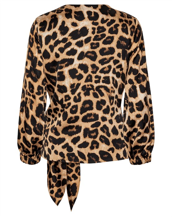 Elena Bluse - Hammered Leopard